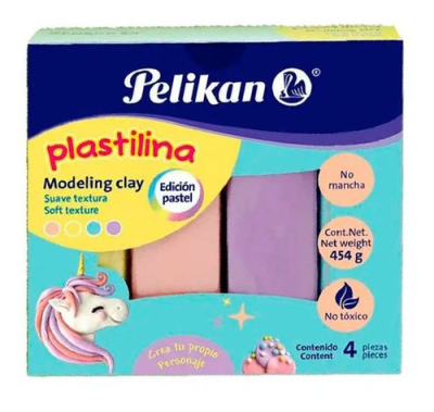 Plastilina Pelikan Pastel *4