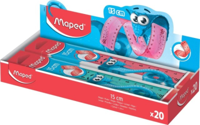 Regla Maped Twist & Pulse 15Cm