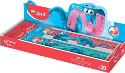 Regla Maped Twist & Pulse 20Cm