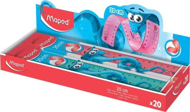 Regla Maped Twist & Pulse 20Cm