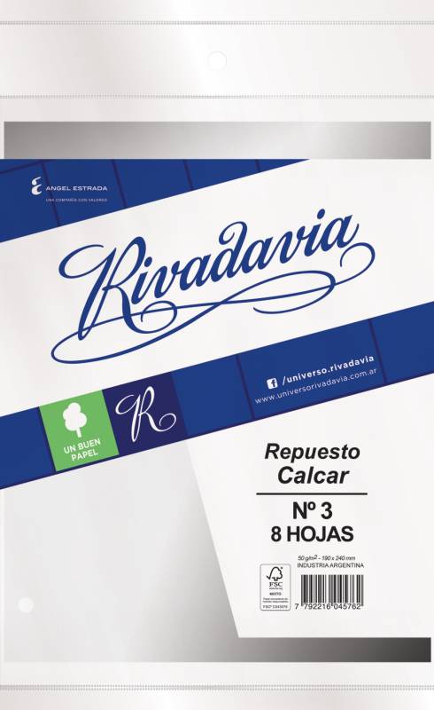 Repuesto Calcar Rivadavia Nø3