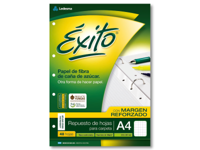 Repuesto Exito C/Banda A4 *48 Hojas