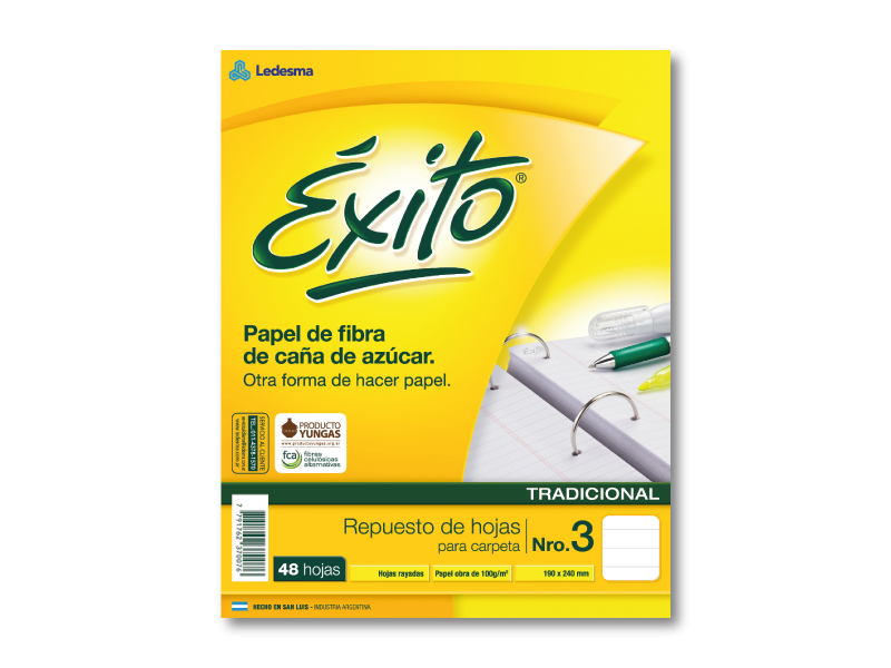 Repuesto Exito Ecologico *48 Hojas