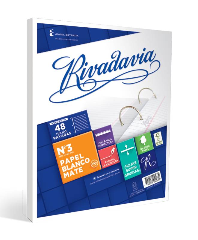 Repuesto Rivadavia *48 Hojas