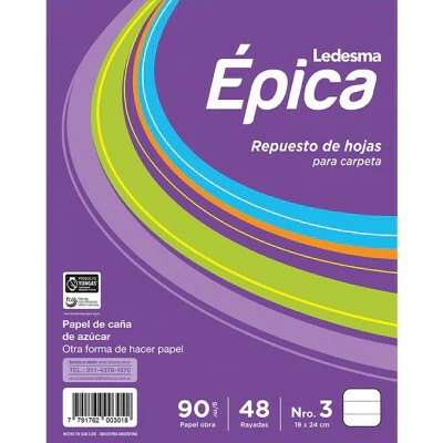 Repuesto Ledesma Epica 90 Grs *48H