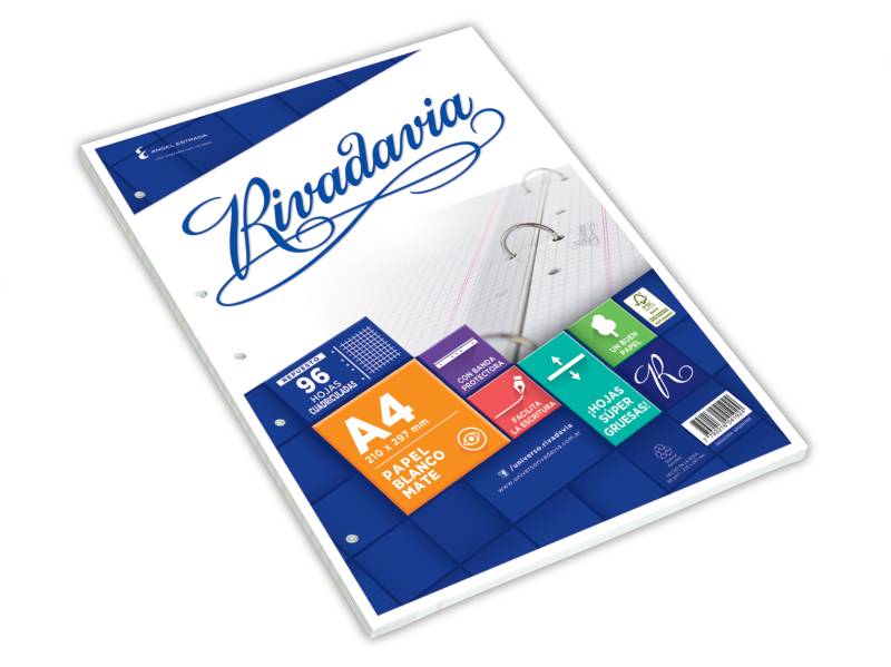Repuesto Rivadavia A4 *96 Hojas