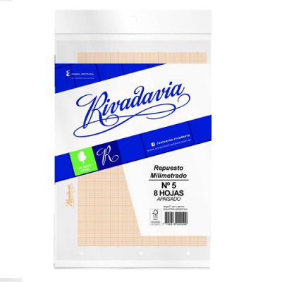 Rep.no5 Milimetrado Rivadavia