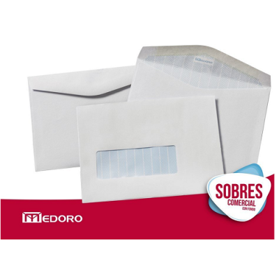 Sobre Medoro Oficio C/Ventana 1386