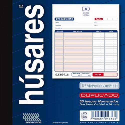 Talonario Husares Gde.