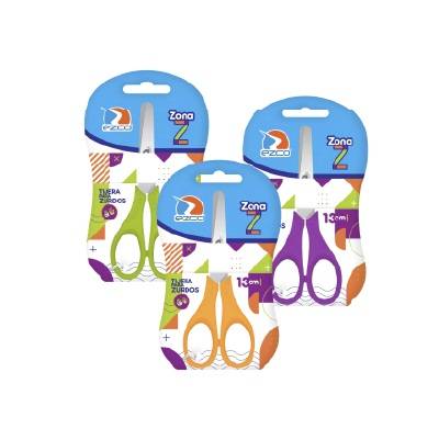 Tijera Ezco Zona Z 13Cm Para Zurdos