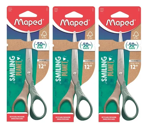 Tijera Maped 16Cm Smiling Planet