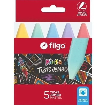 Tiza Jumbo Pastel *5 Filgo