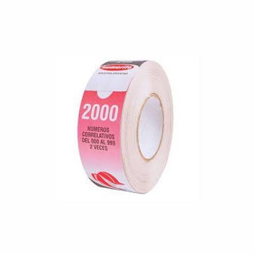 Rollo De Numeros *2000