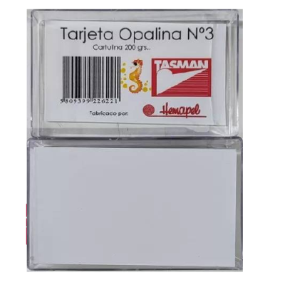 Tarjetas Opalinas Arcolor N§3 200Gr