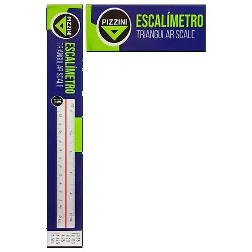 Escalimetro Pizzini Color 10Cm