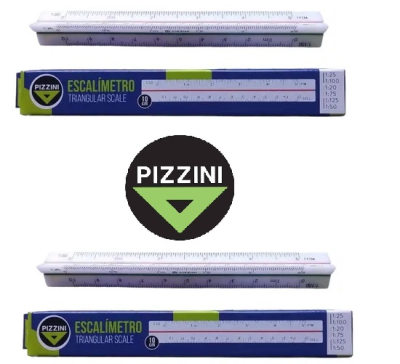 Escalimetro Pizzini Color 10Cm