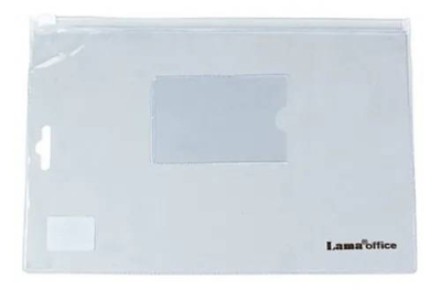 Sobre A5 Pvc Zip Lama Cristal