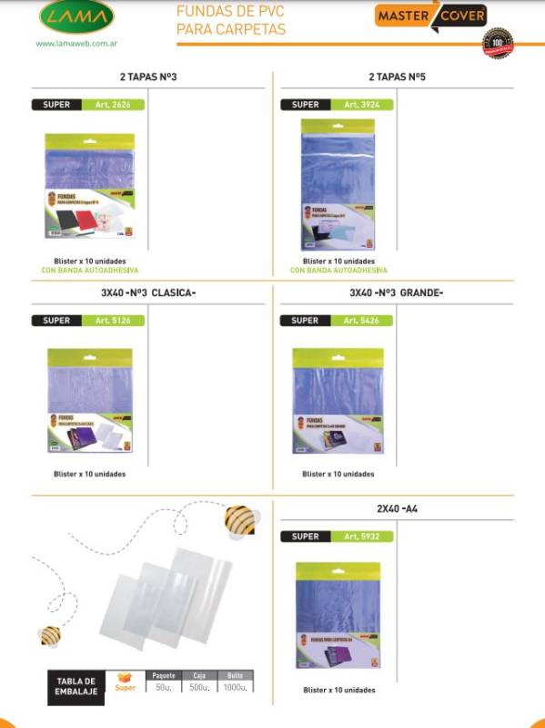 Funda P/Carpeta Pvc Lama St