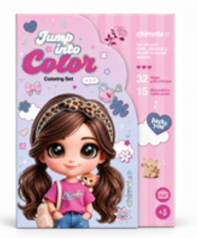 Coloring Set Xl St331 Girl