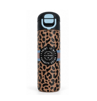 Botella Wild Leopardo Black Bz193