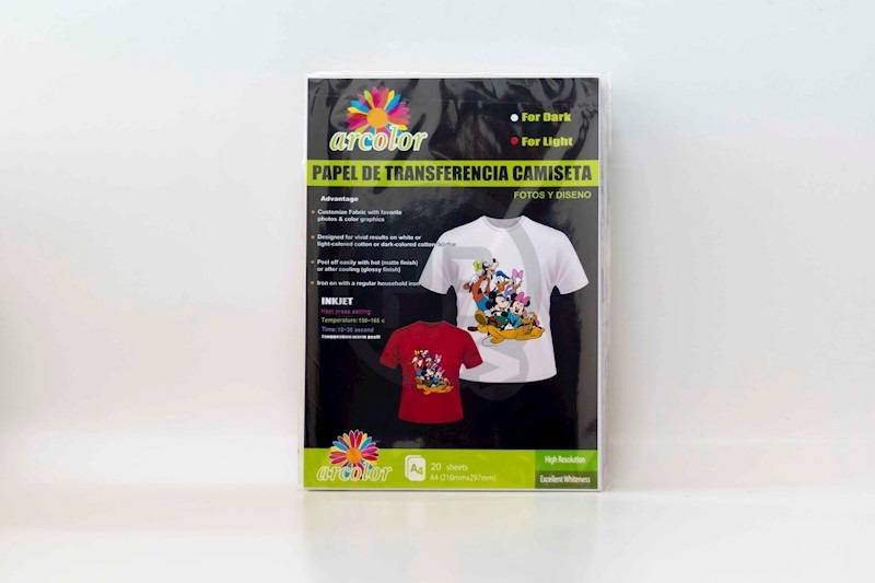 Papel Transfer Arcolor Ropa Clara