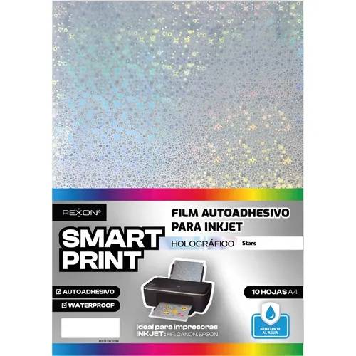 Film Adhes. Holo Stars A4 *10Hjs