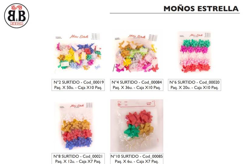 Moños B&B Estrella Brillante Nø10