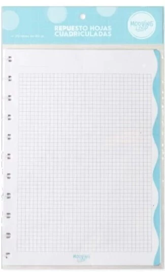 Repuesto Carta Cuadriculado