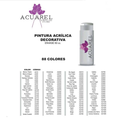 Acrilico Acuarel 60Cc 550 Al 890