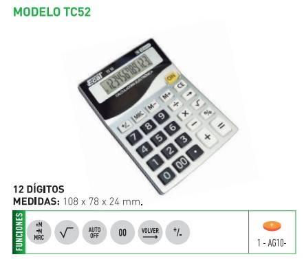 Calculadora Ecal Tc52