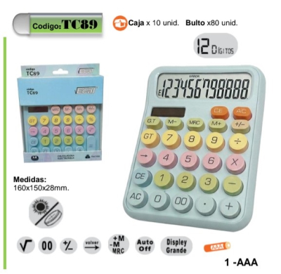 Calculadora Ecal Tc89