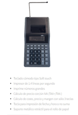 Calculadora C/Rollo Cifra Pr26