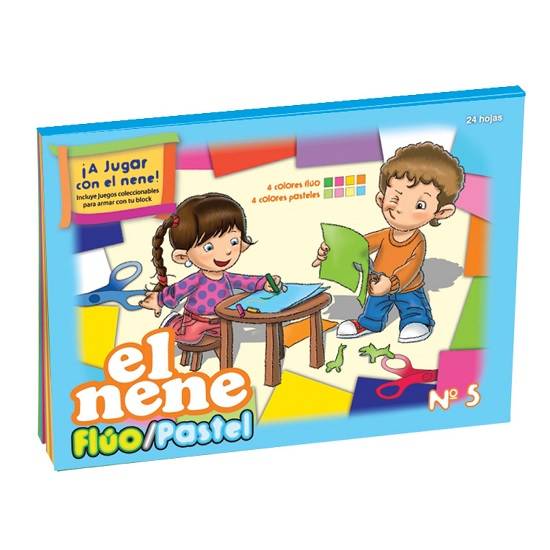 Block El Nene Pastel/Fluo