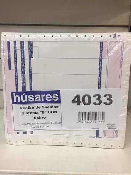 Form.recibo De Sueldos C/Sobre 4033