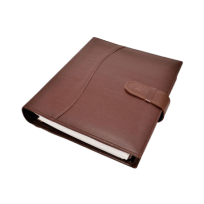 Ag.nivel 10 Cuero Marron C/An 3668