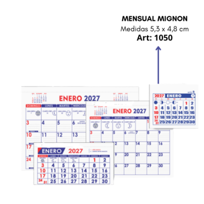 Calendario Mignon *50 1050