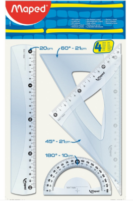 Set Geometria Maped 242820 4P*20Cm