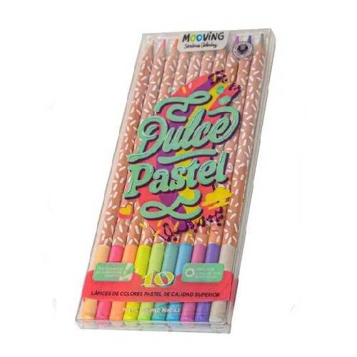Lapices Mooving *10 Pastel