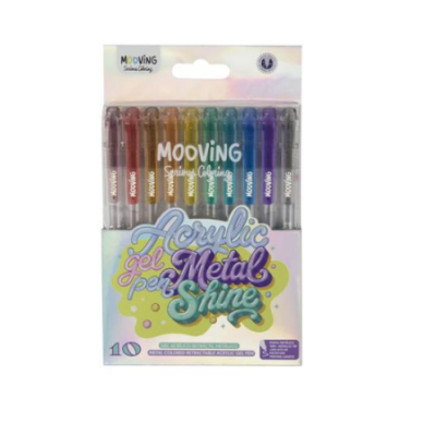 Bol.mooving Gel Metalic Retr.*10
