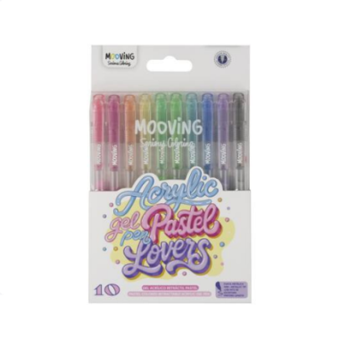 Bol.mooving Gel Pastel Retr.*10