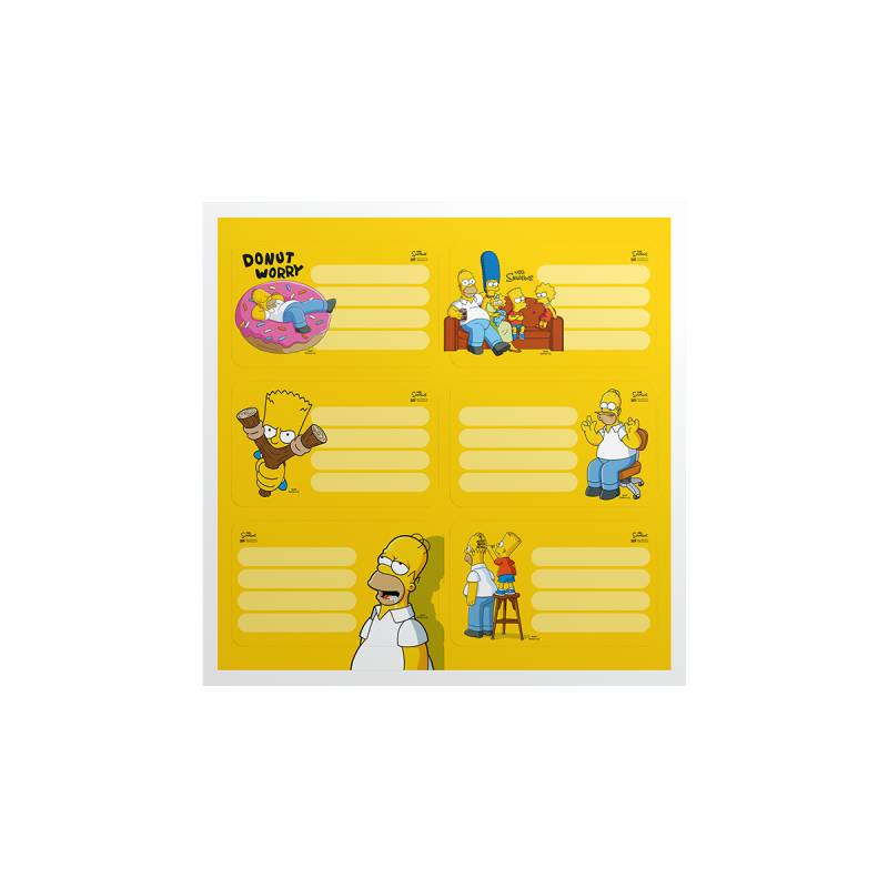 Etiqueta Mooving Simpsons 2026