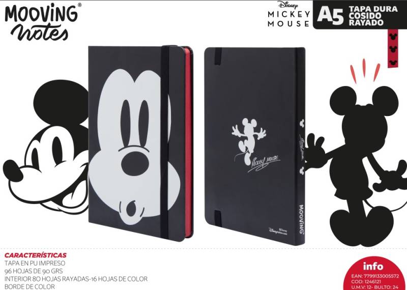 Notes A5 Winnie The Pooh Rayado T/D