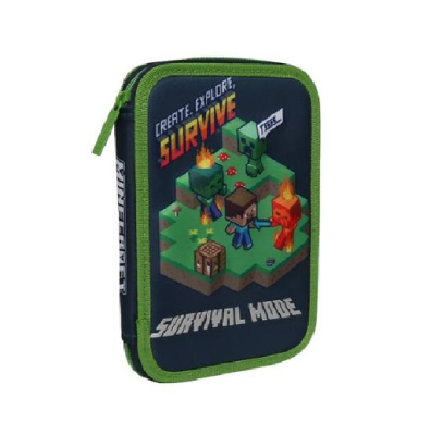 Cartuchera 1P Minecraft 2027