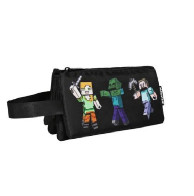 Cartuchera Cuadruple Minecraft 2027