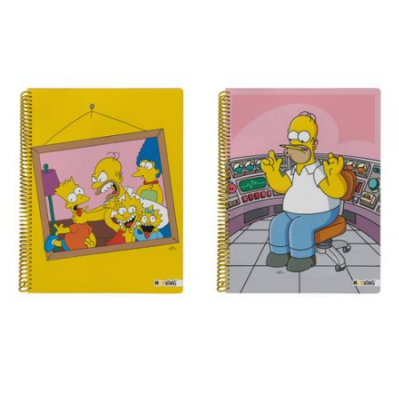 Cuad.univer.mooving Simpsons 2027