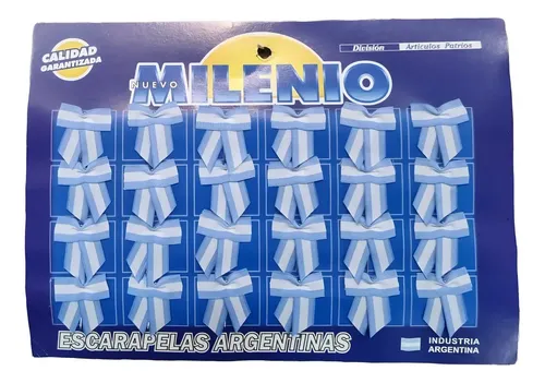 Escarapela Milenio Nø109 Moño Doble
