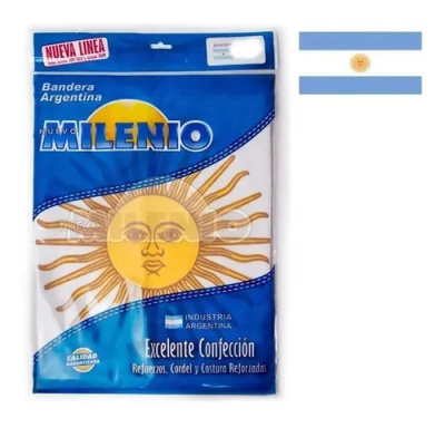 Bandera Milenio Arg. C/Sol 90X144