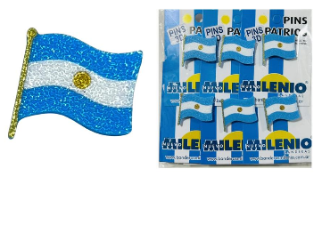 Escarapela Milenio Pins 3D Bandera