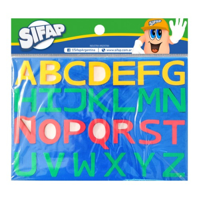 Abecedario Goma Eva Magnetico Sifap