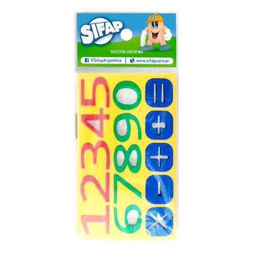 Numeros Goma Eva Magnetico Sifap